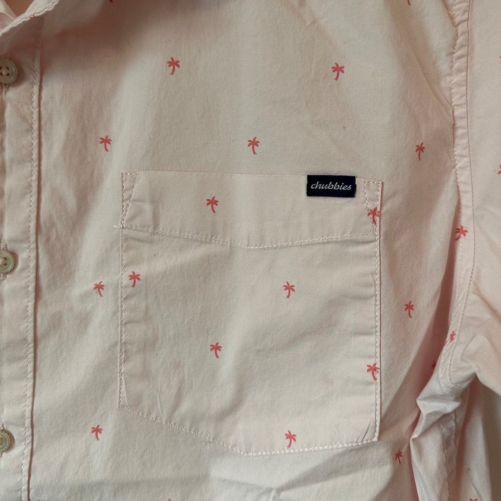 Chubbies "Friday Shirt" Pink Palm Tree - Picture 2 of 4